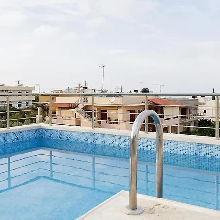 Contemporary Maisonette With Sea View Roof Terrace Hersonissos (Crete)